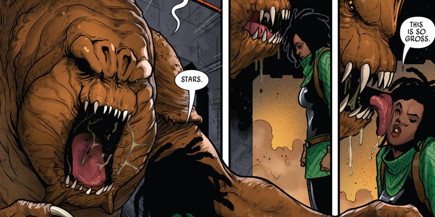 Star Wars reveals how to beat a Rancor. 