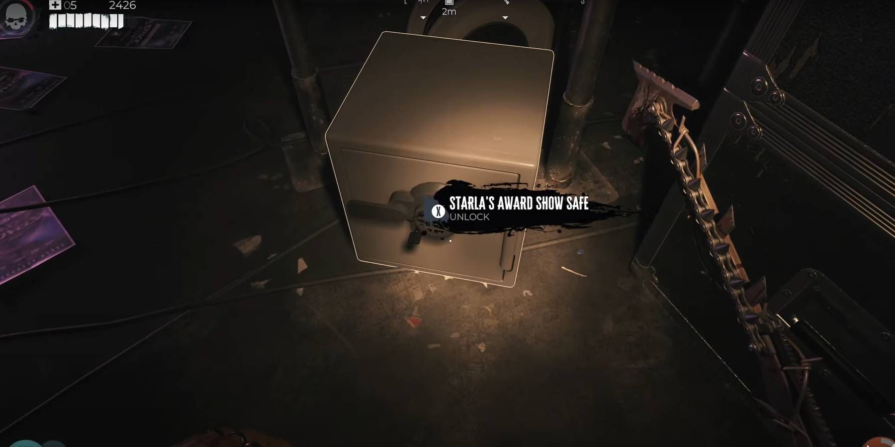 Dead Island 2 Starla's Award Show Safe that Holds Special Melee Weapon