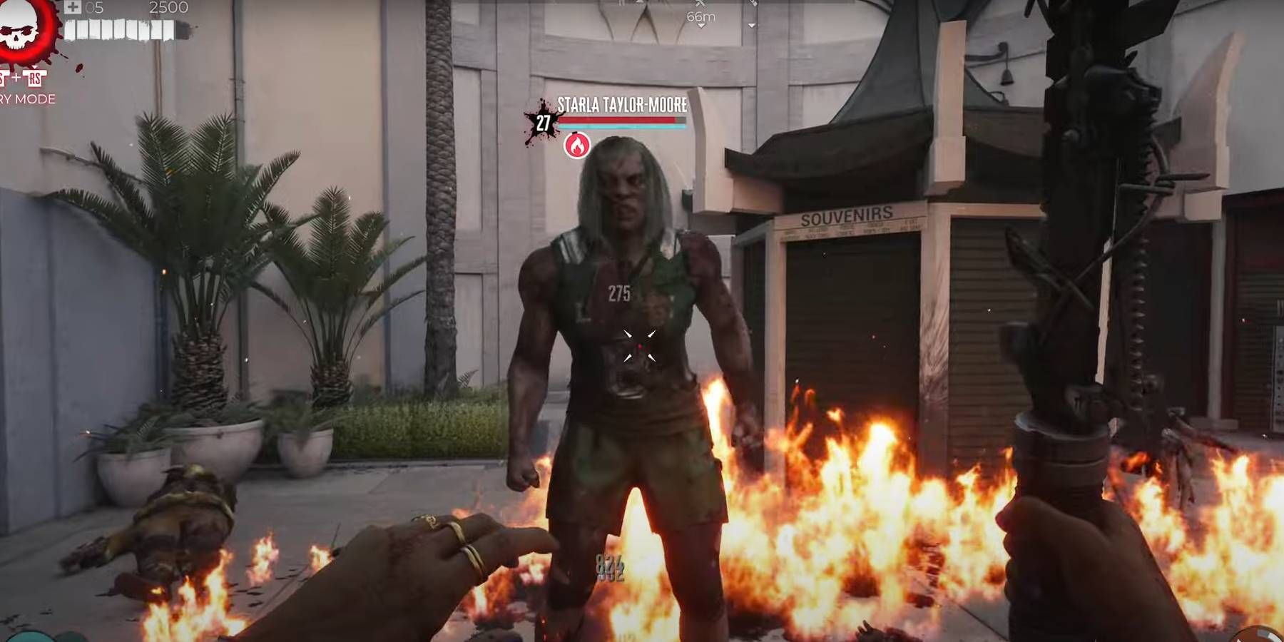 Dead Island 2 Crusher Mini-Boss Starla Taylor-Moore that Drops Key to Safe for Melee Weapon