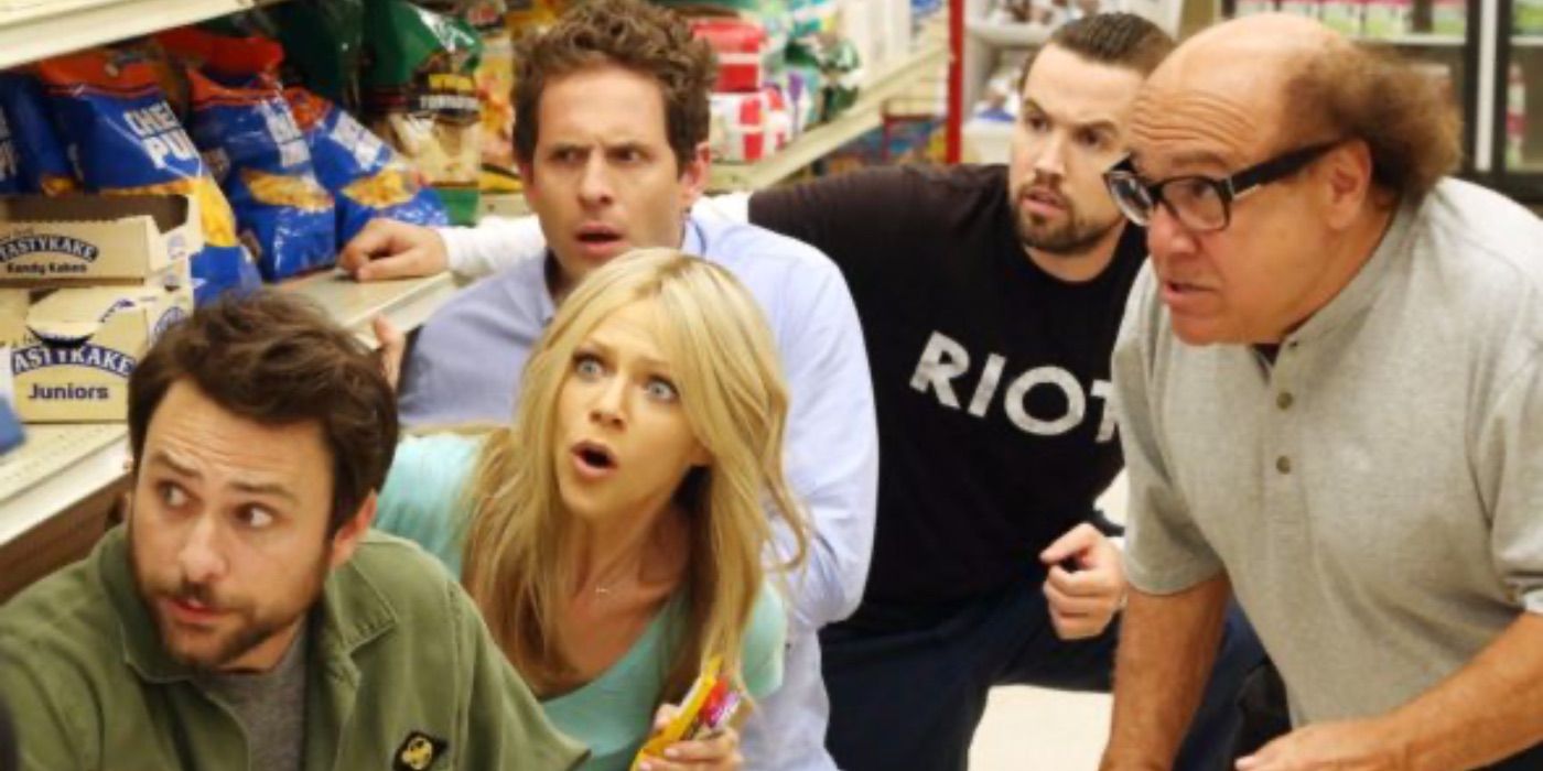 The Gang invades a supermarket in It's Always Sunny in Philadelphia 