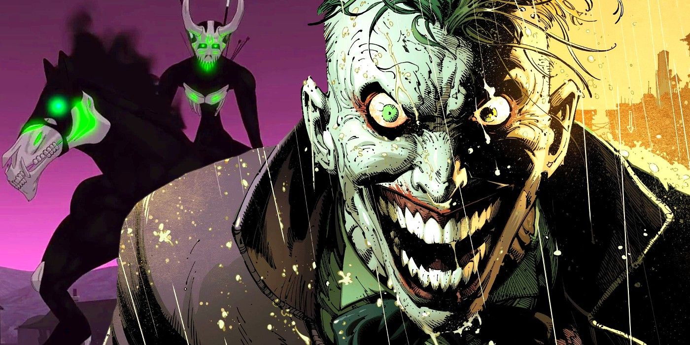 Joker Gets a New Nightmare-Fuel Redesign as Arkham Asylum Burns