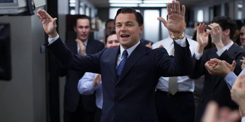 Jordan on the office floor in The Wolf of Wall Street