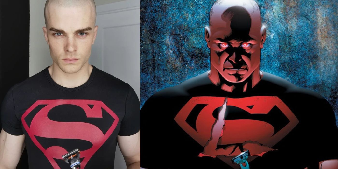Joshua Orpin As Shaved Superboy in Titans Season 4