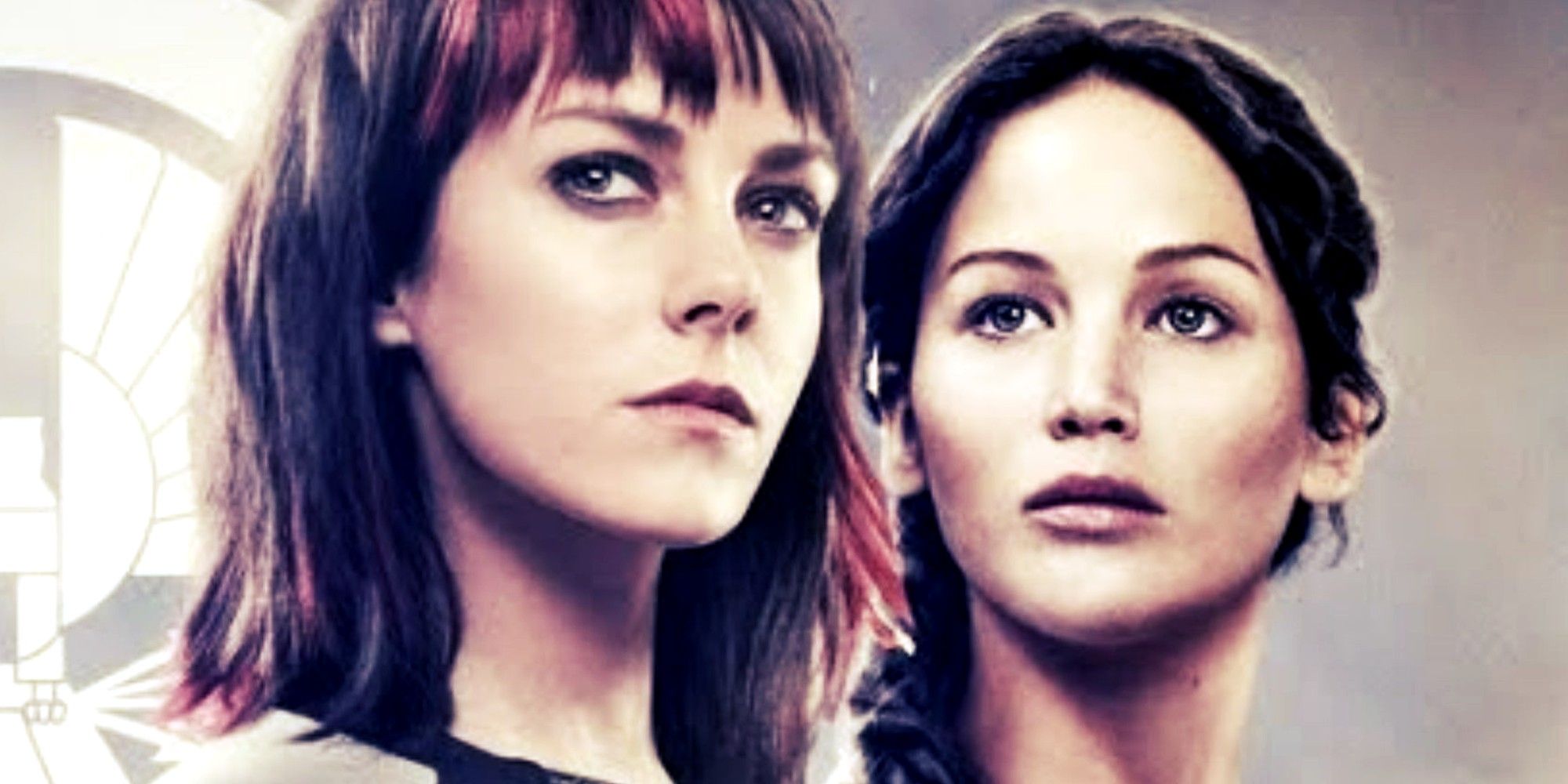 Katniss and Johanna standing together in The-Hunger-Games