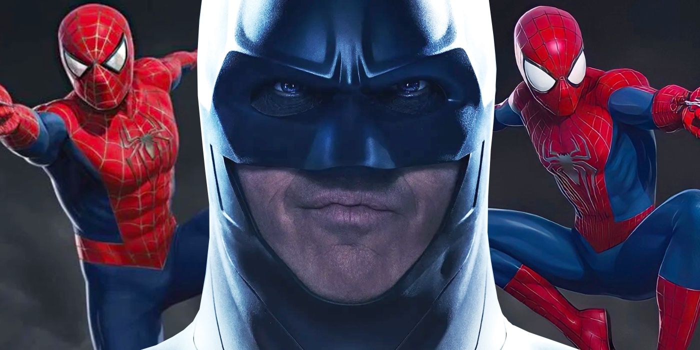 Keaton Batman and Toby Maguire:Andrew Garfield Spider-Man