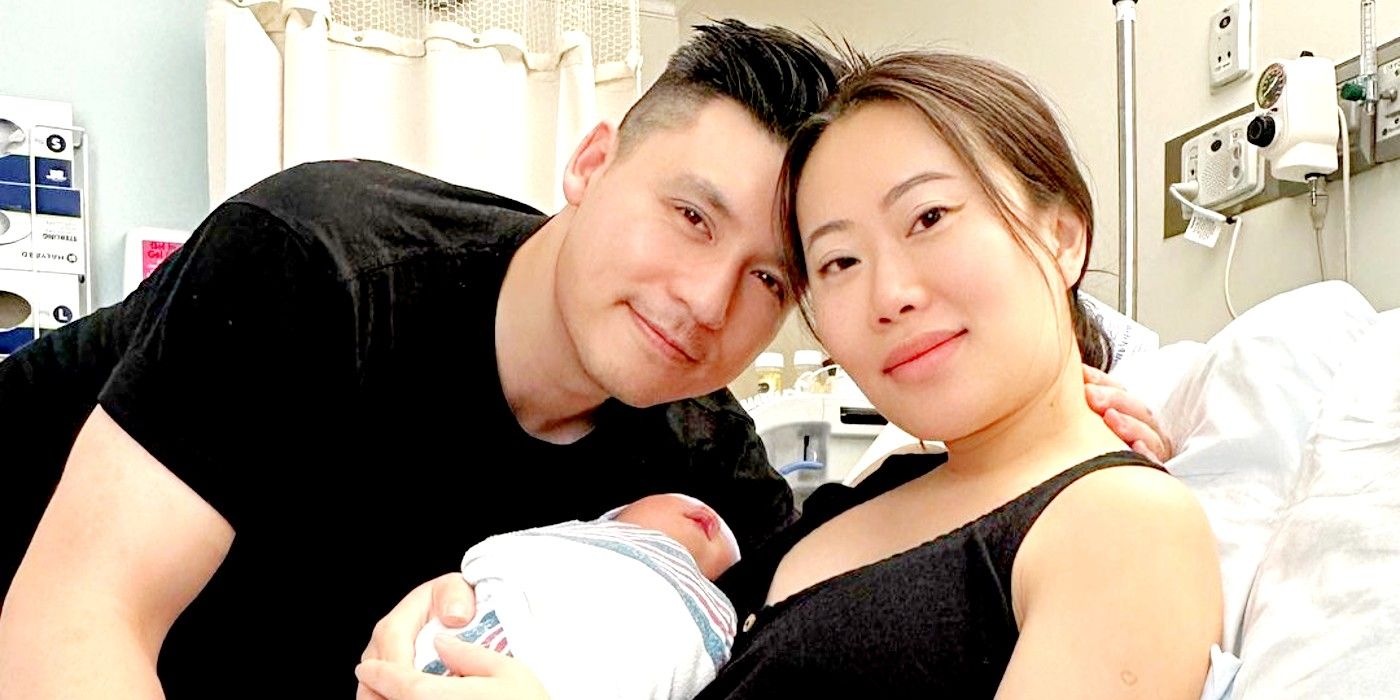 Kelly Mi Li and Michael Ma with their daughter