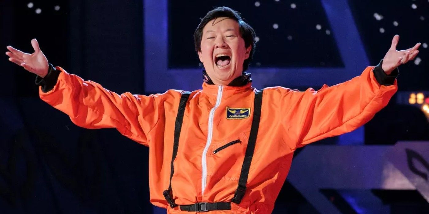 Ken Jeong The Masked Singer Space Night smiling with arms outspread