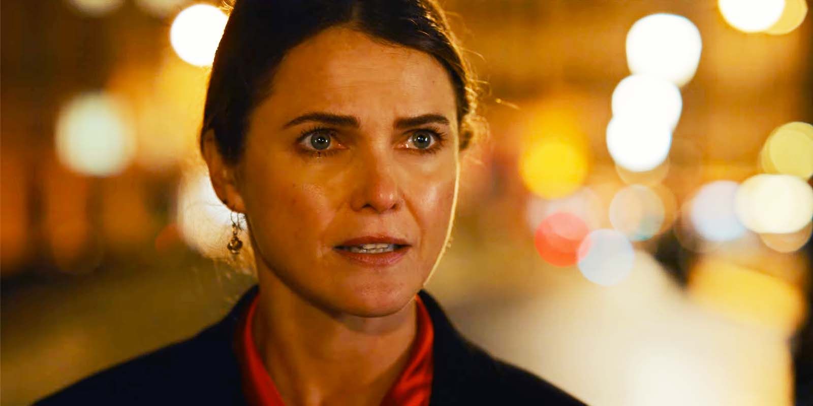 Kate Wyler (Keri Russell) looks concerned in The Diplomat