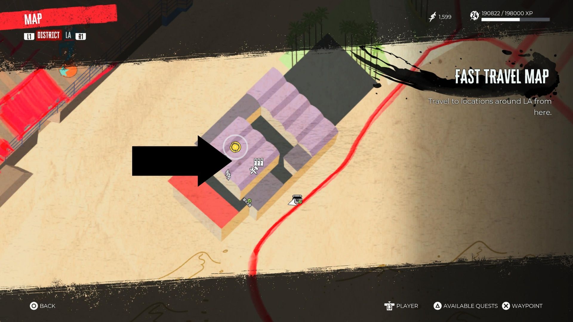 Location to start Fools Gold quest in Dead Island 2