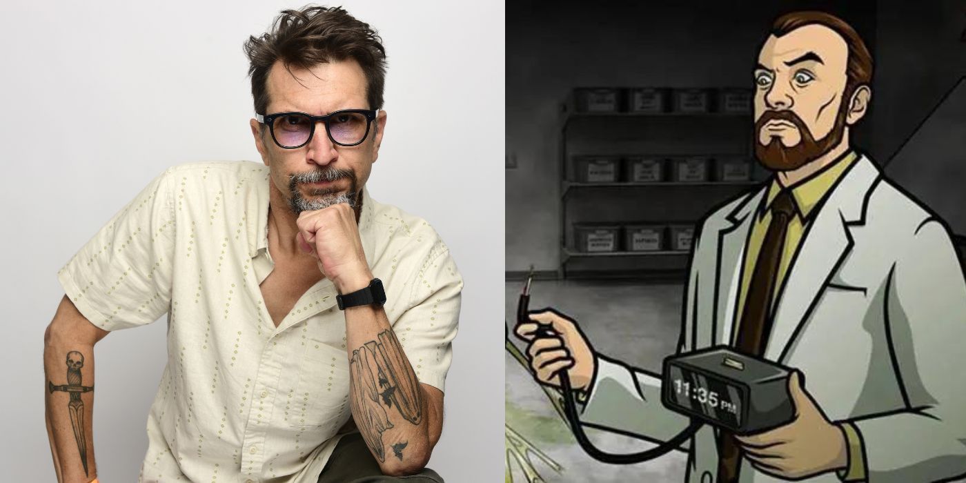Lucky Yates and Dr Krieger in Archer