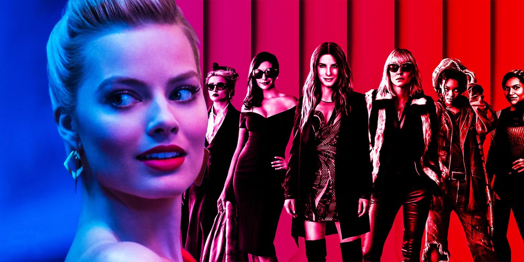 Margot Robbie and the cast of Oceans 8