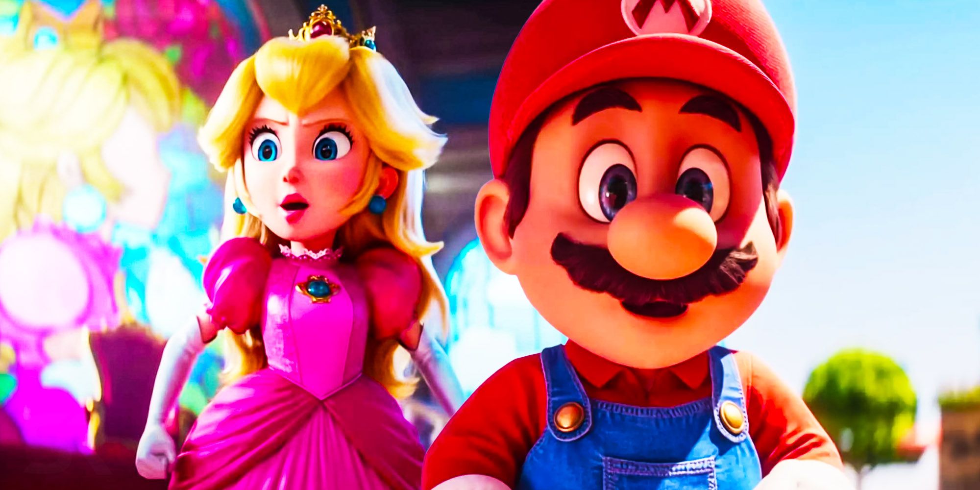 Mario peach super mario bros movie