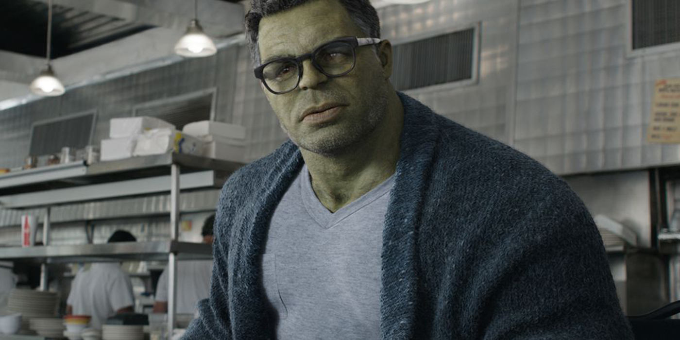 mark ruffalo as the hulk in avengers endgame