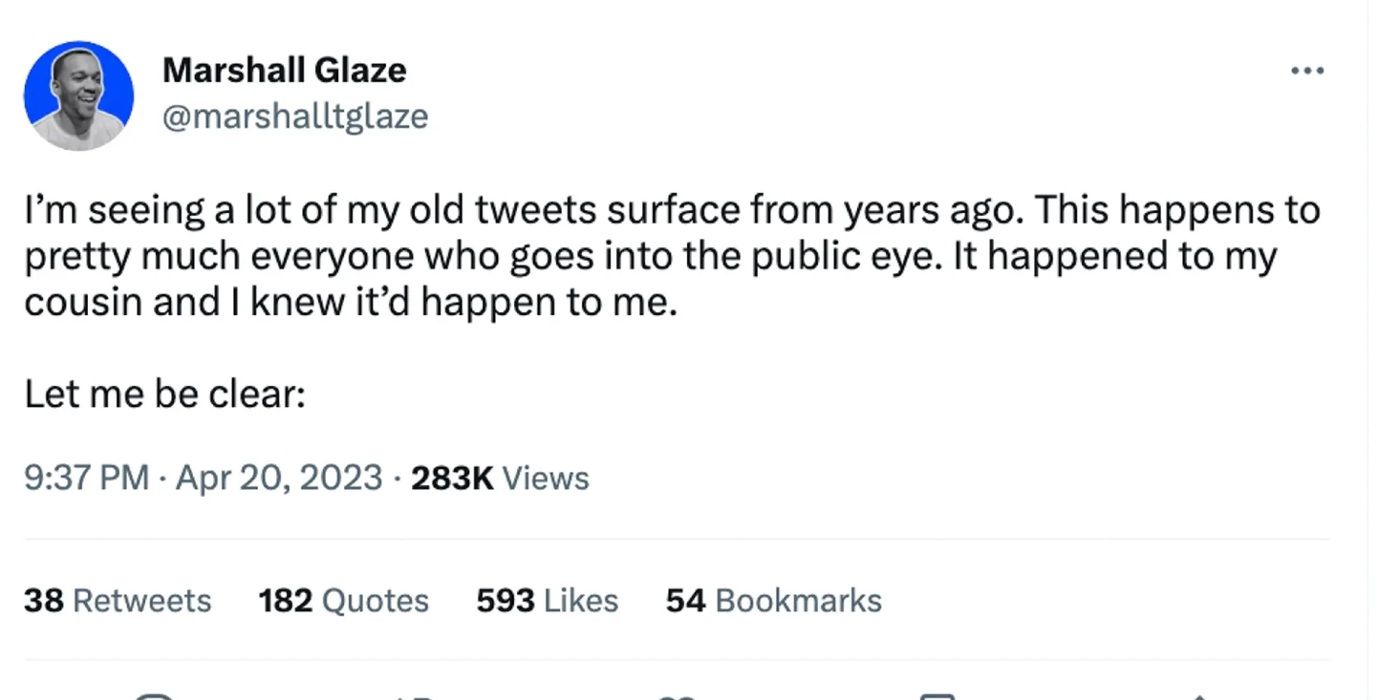 Love Is Blind Marshall Glaze Tweet