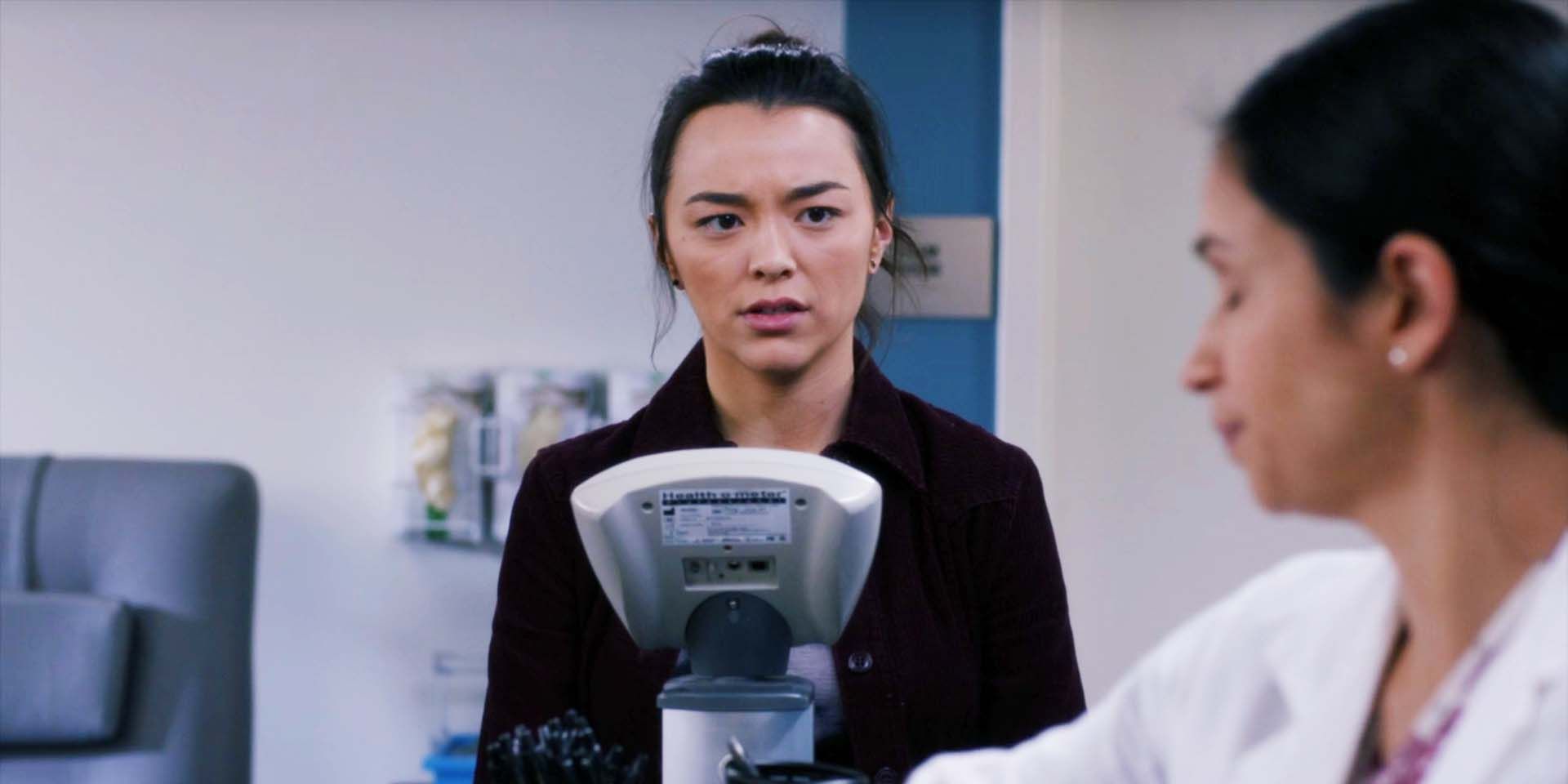 Midori Francis as Mika Yasuda in Grey's Anatomy season 19 episode 13