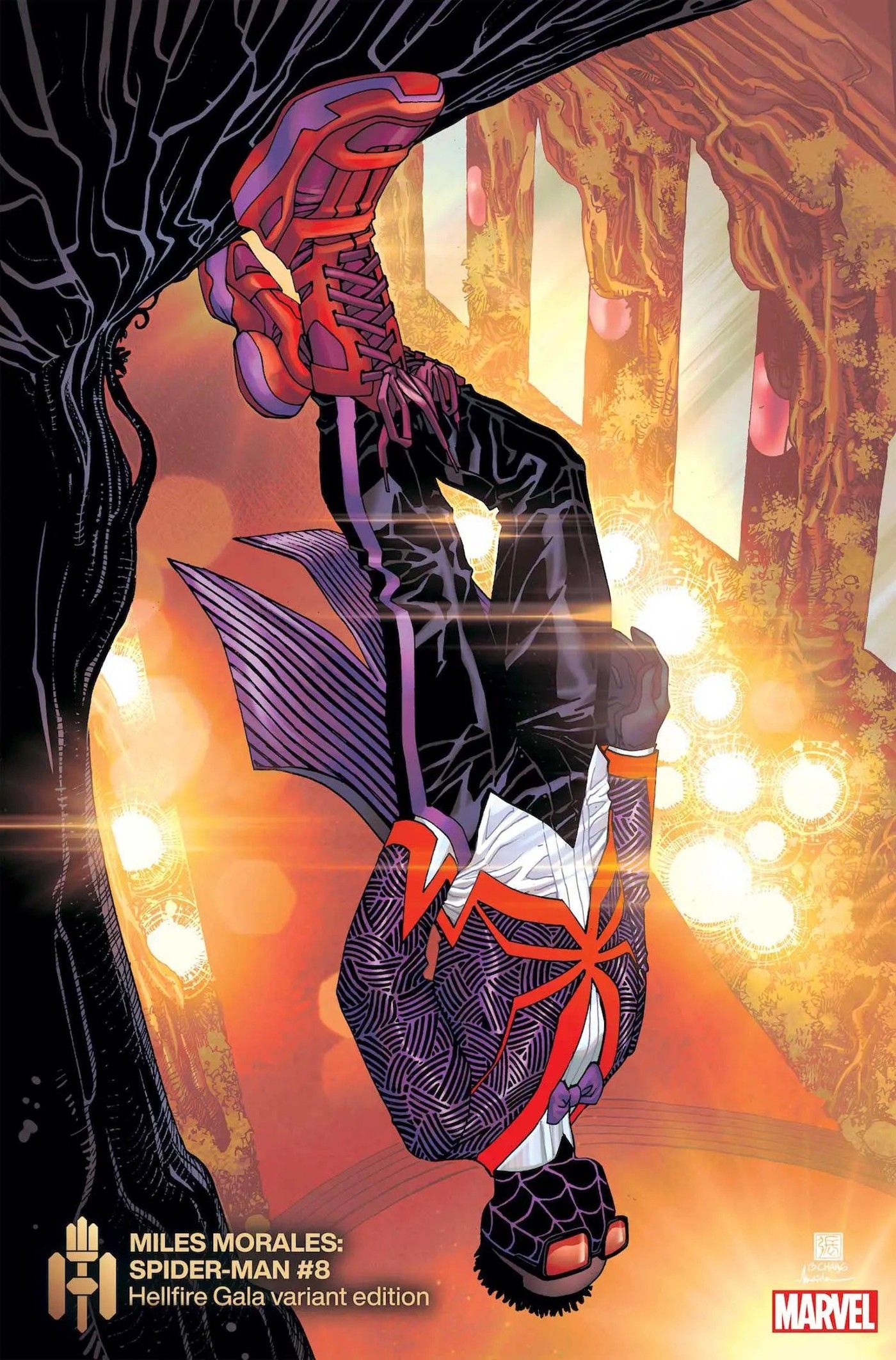 Miles Morales Spider-Man Hellfire Gala Variant Cover