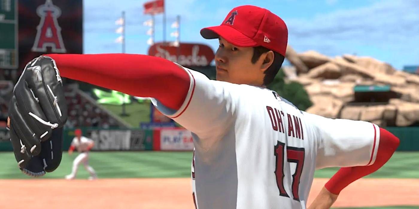 MLB The Show 23 Shohei Ohtani for the Los Angeles Angels as one of the Best Starting Pitchers in the Game