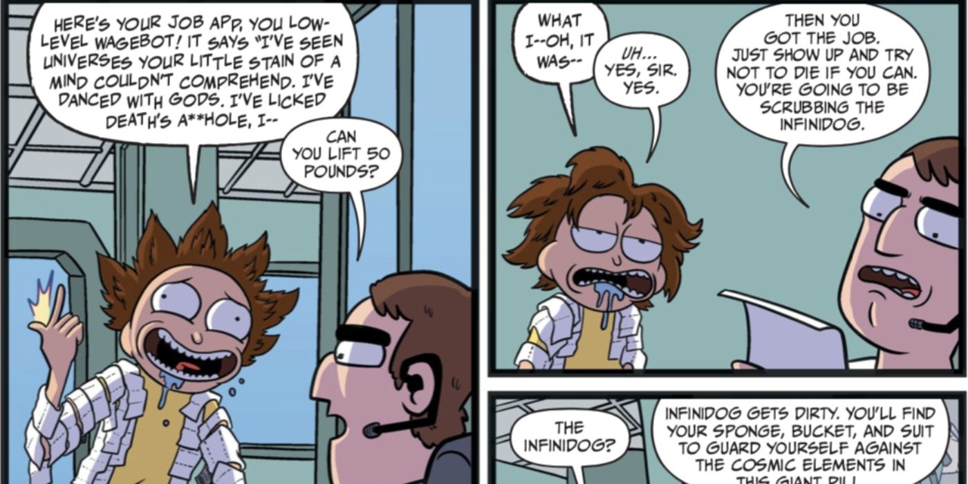Morty is becoming Rick in Rick and Morty.