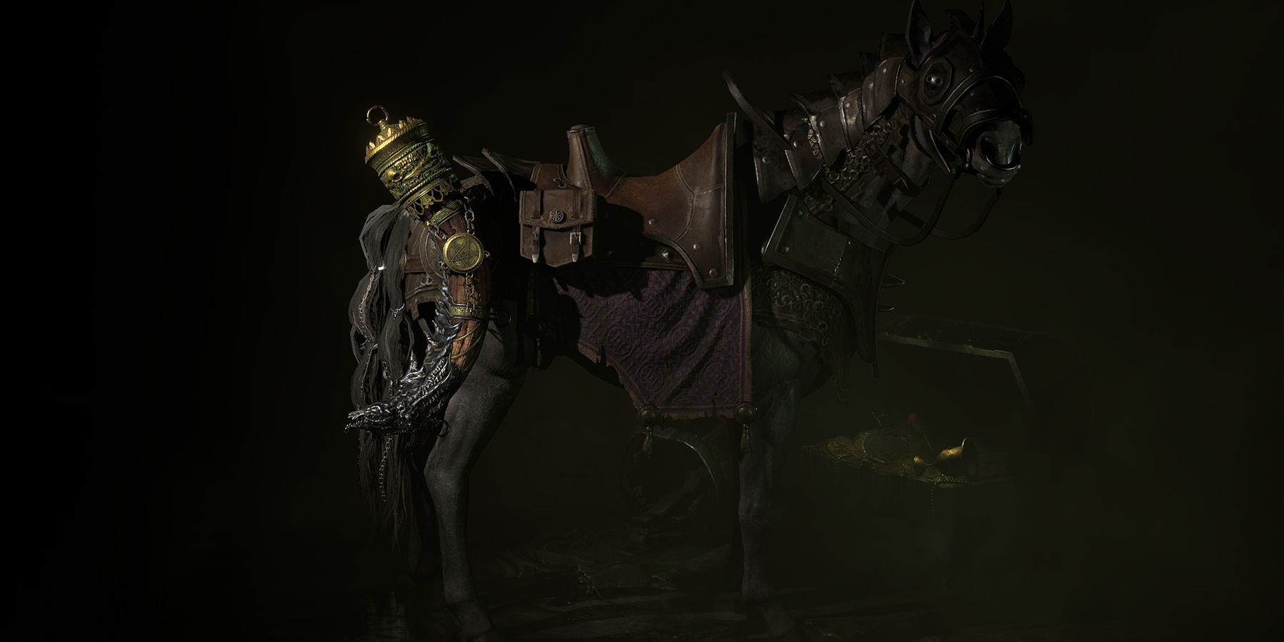 Cry of Ashava Mount Trophy Reward dari Diablo 4 Server Slam - gambar tunggangan kuda