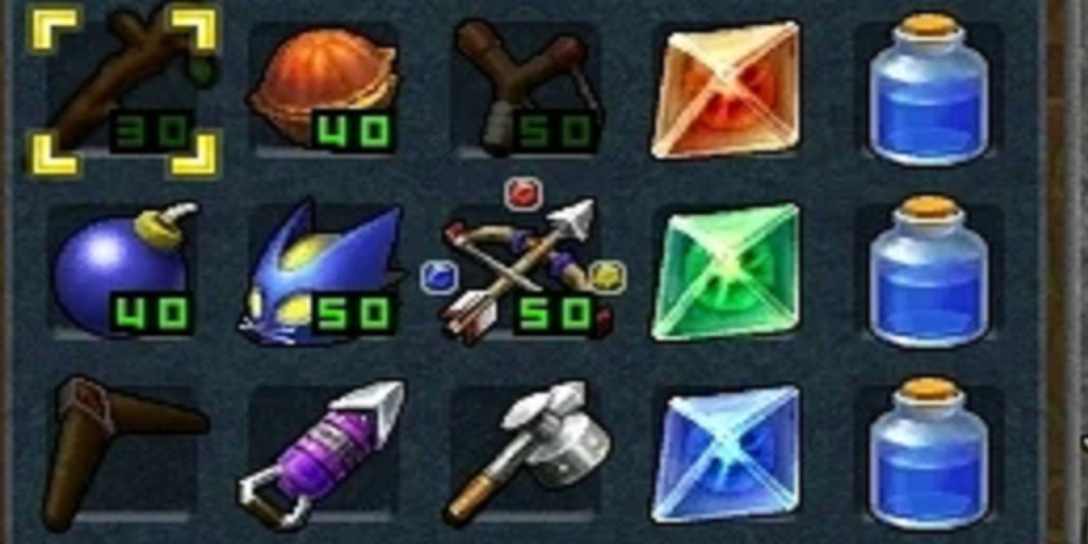 Updated inventory for Ocarina of Time 3D
