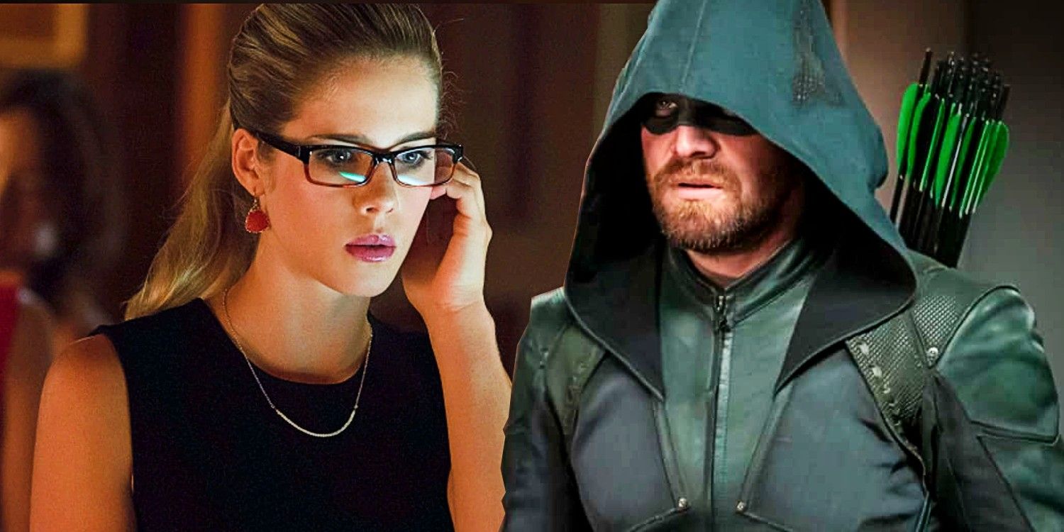 Oliver and Felicity in Arrow