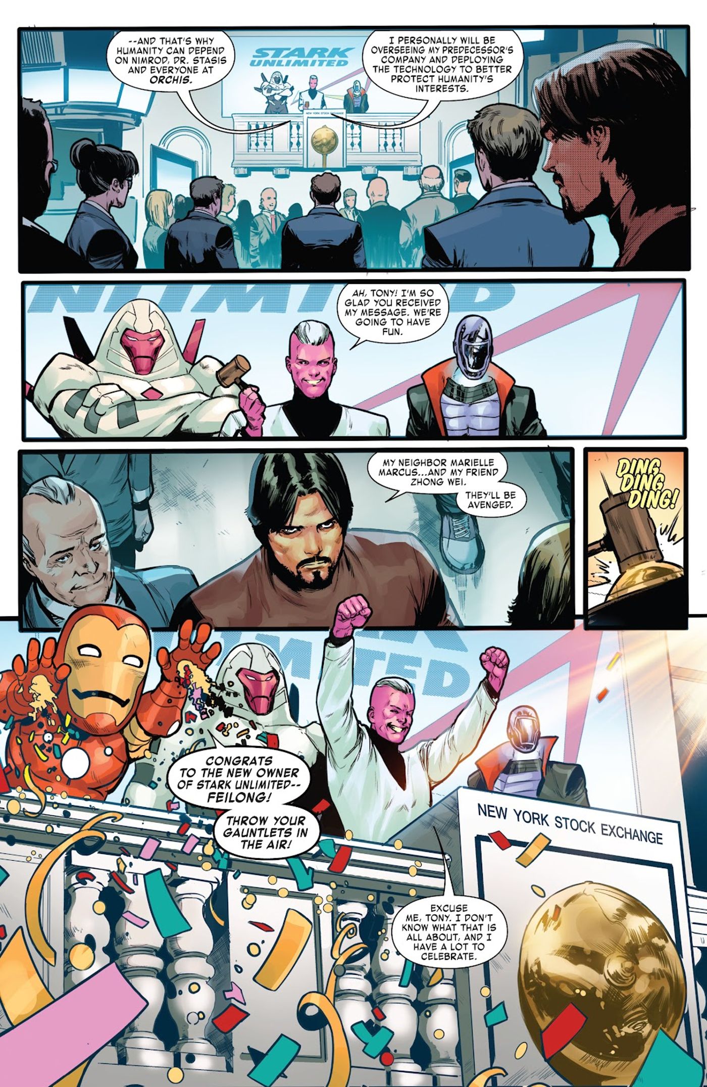 Orchis compra Stark Unlimited na Marvel Comics