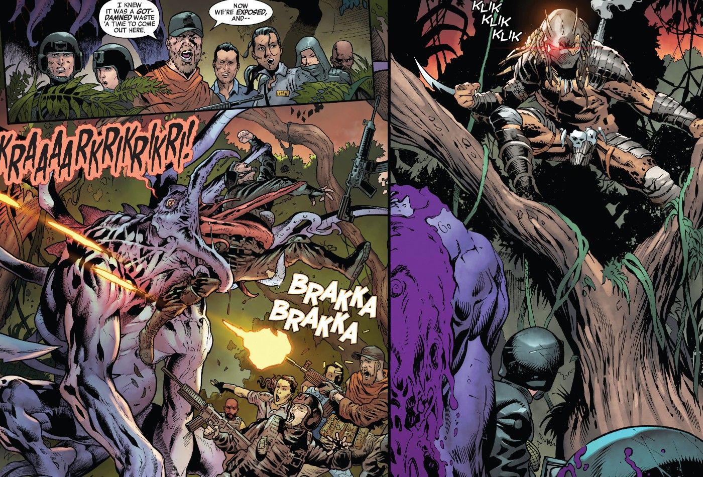 predator hunting planet vs alien