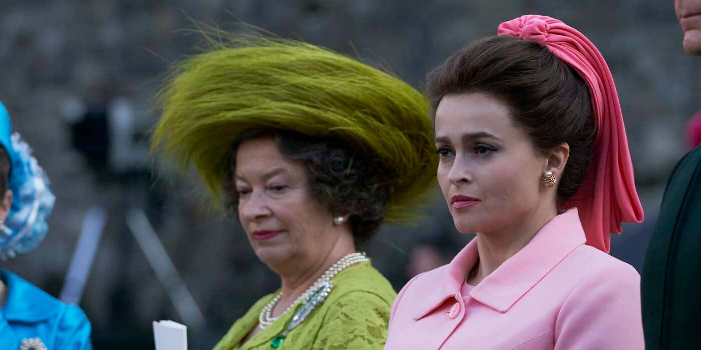 Marion Bailey As The Queen Mother &amp; Helena Bonham Carter As Princess Margaret In The Crown Season 4.jpg