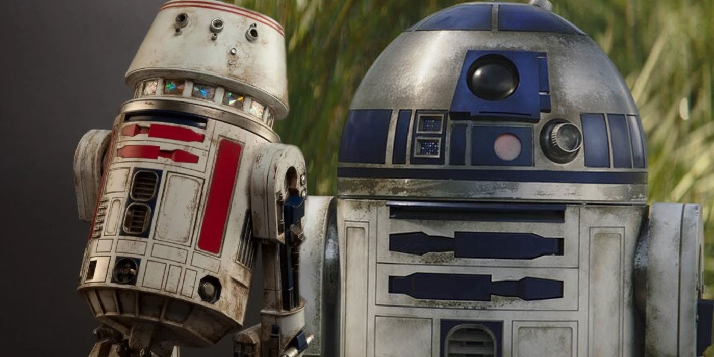 R5-D4 and R2-D2 from The Mandalorian