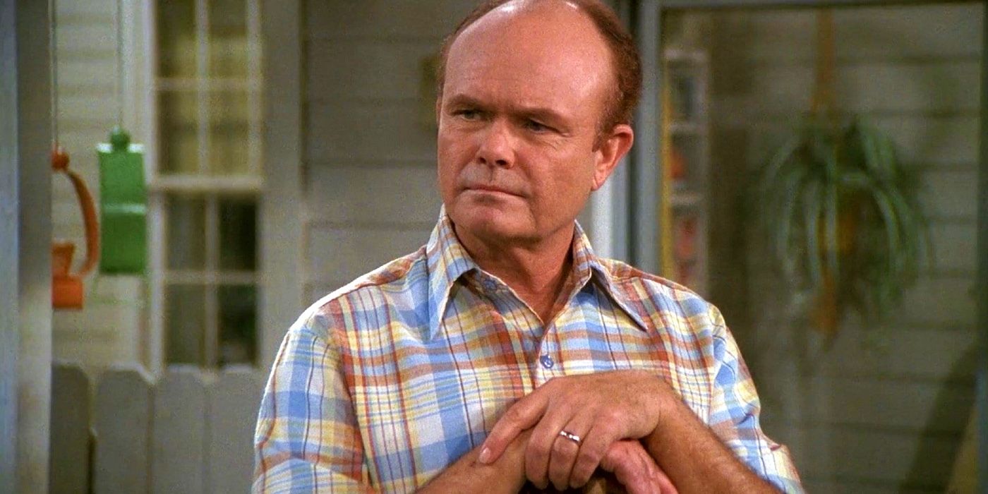 Red Foreman looks uncomfortable on That '70s Show