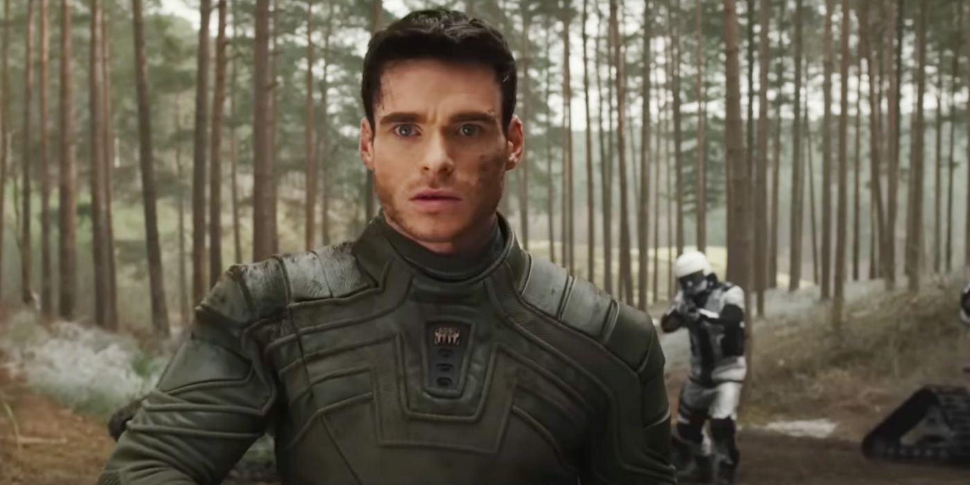 Richard Madden looking serious in Citadel