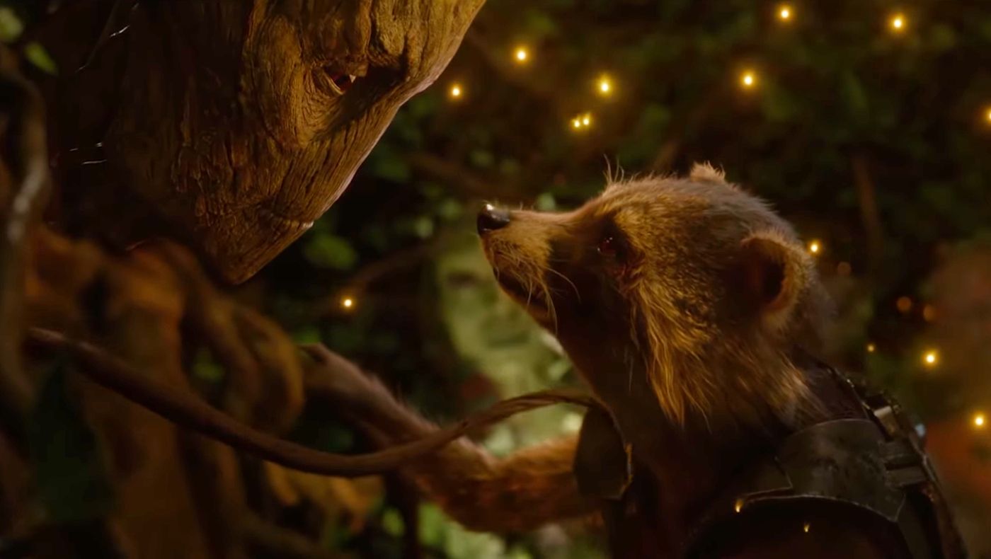 Rocket Raccoon and Groot