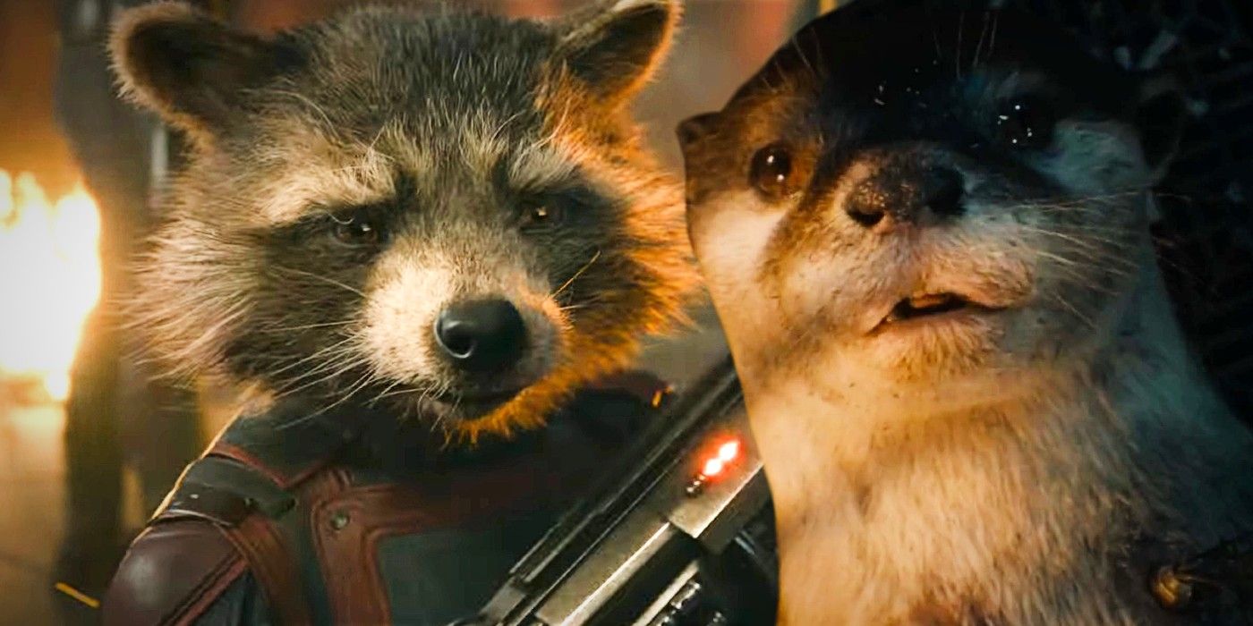 Rocket and Lylla in Guardians of the Galaxy