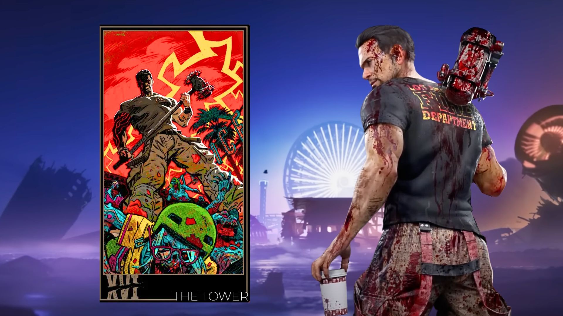 Ryan Character Image and Card from Dead Island 2