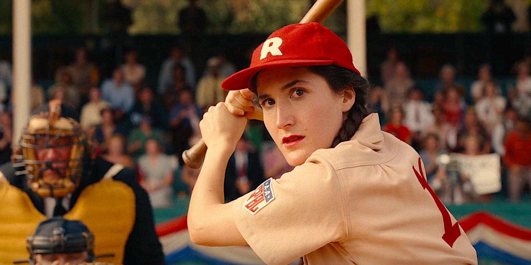 Shirley at bat in A League of Their Own Season 1 Episode 8