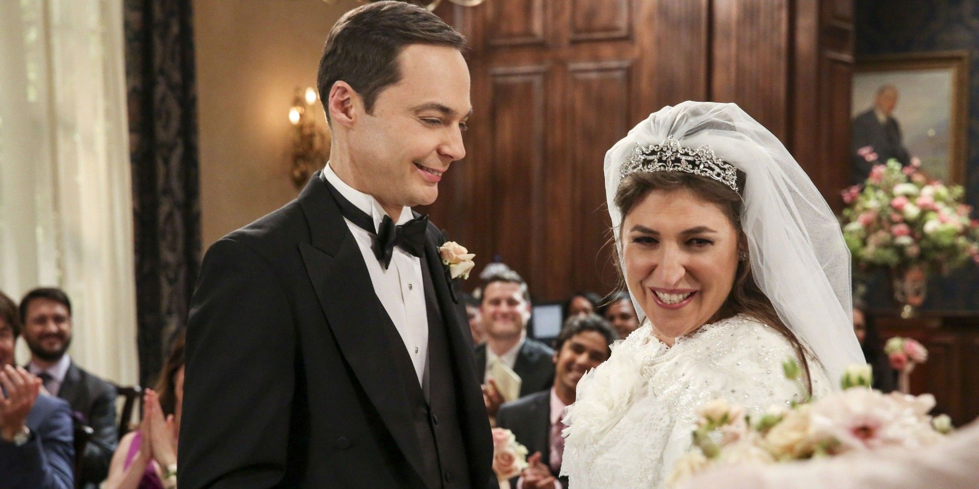 Sheldon and Amy's wedding in The Big Bang Theory