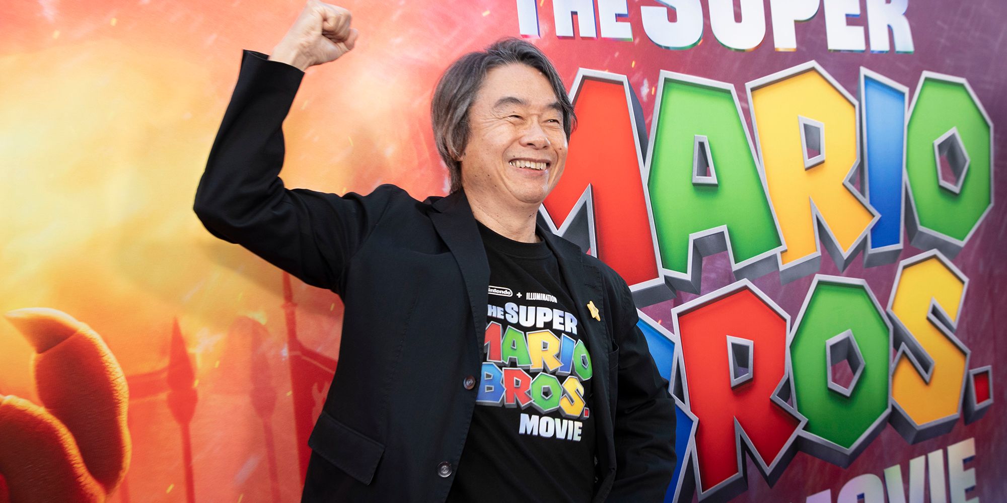 shigeru miyamoto at super mario bros premiere - Alex J. Berliner