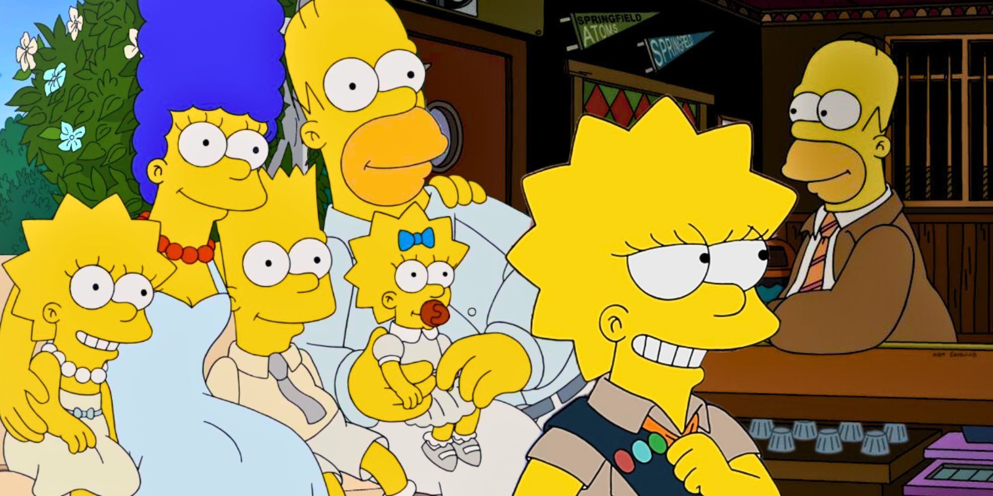 Images from 3 episodes of The Simpsons season 34