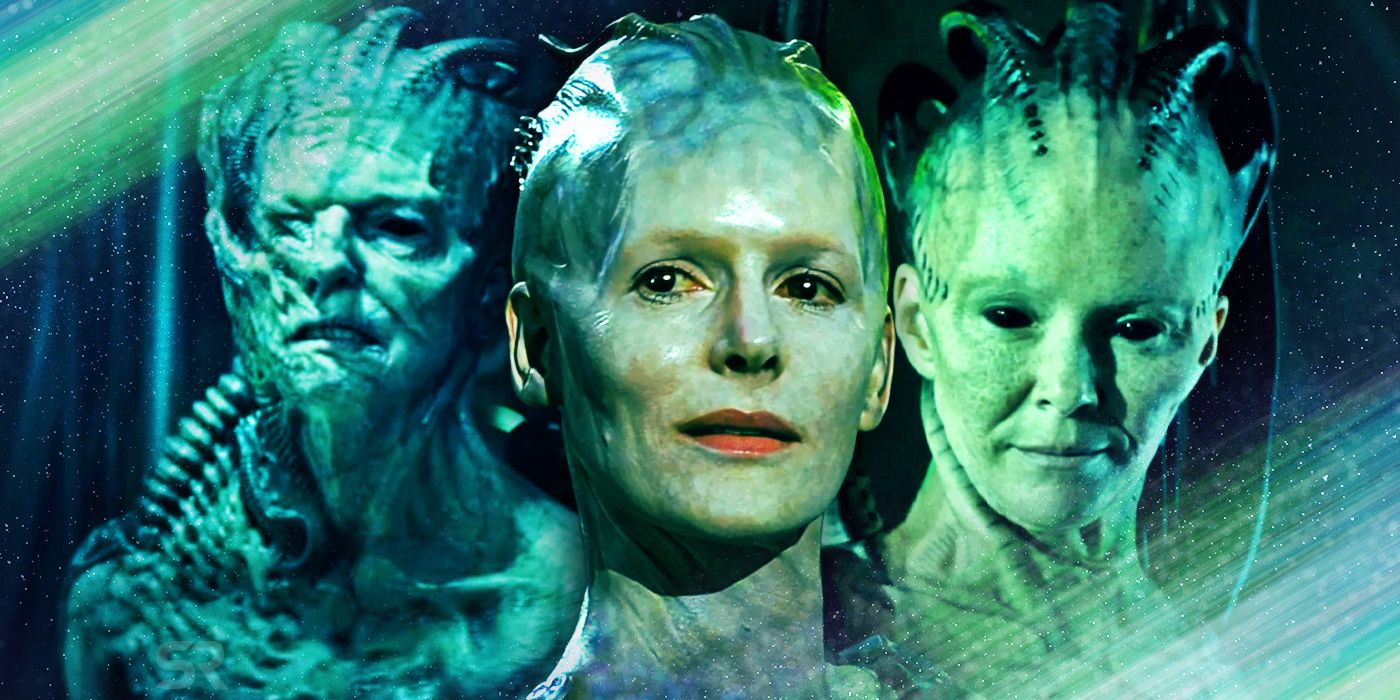 Various Borg Queen incarnations throughout the Star Trek franchise