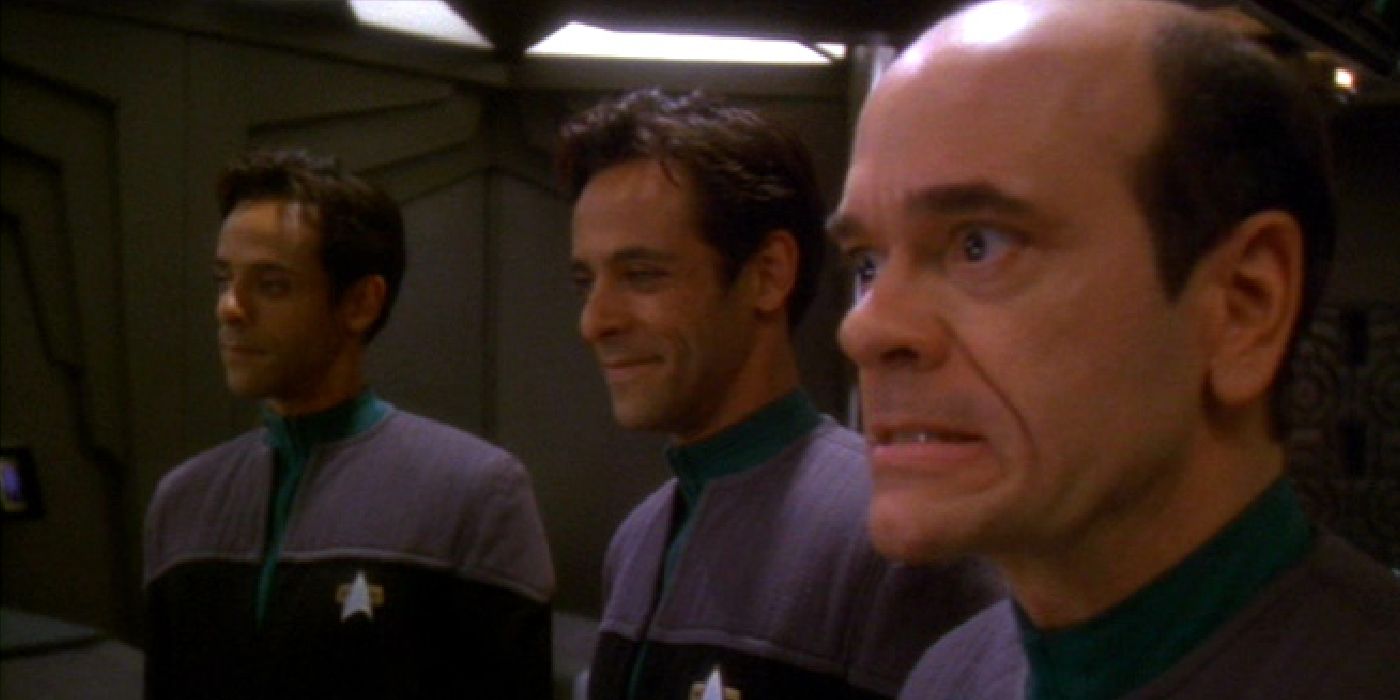 Bashir and the holographic doctors in Star Trek: Deep Space Nine