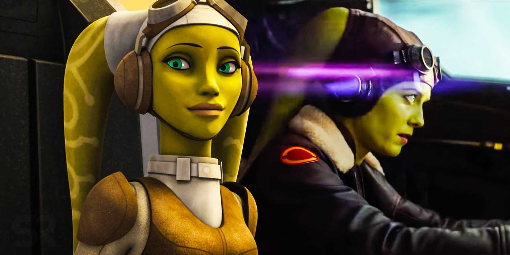 Hera Syndulla in Star Wars Rebels and Ahsoka.