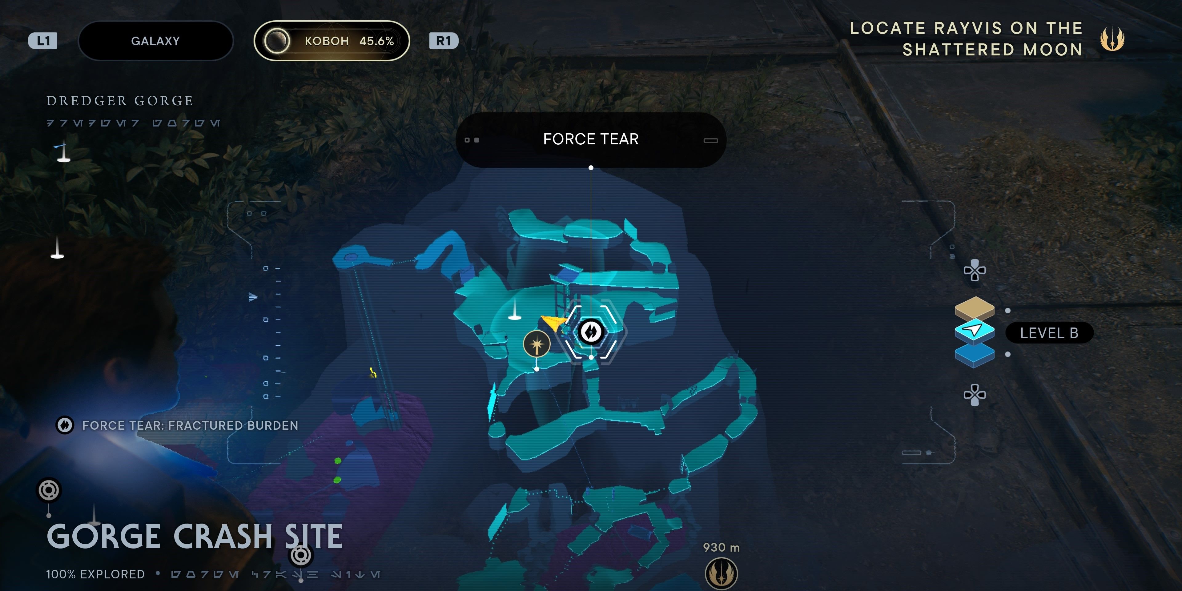 Star Wars Jedi Survivor Fractured Burden Mapa Ubicación