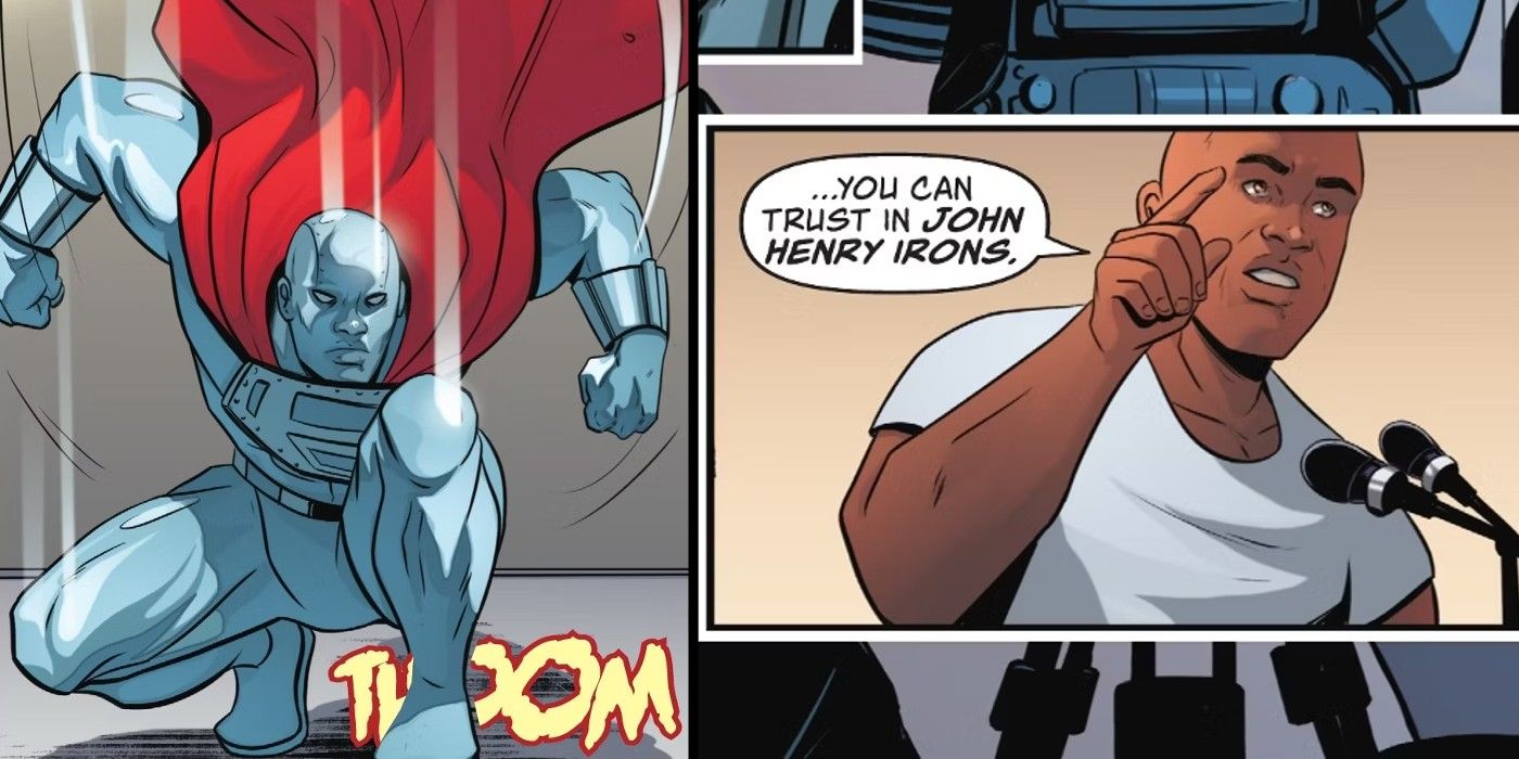 superman acero nueva identidad john henry irons