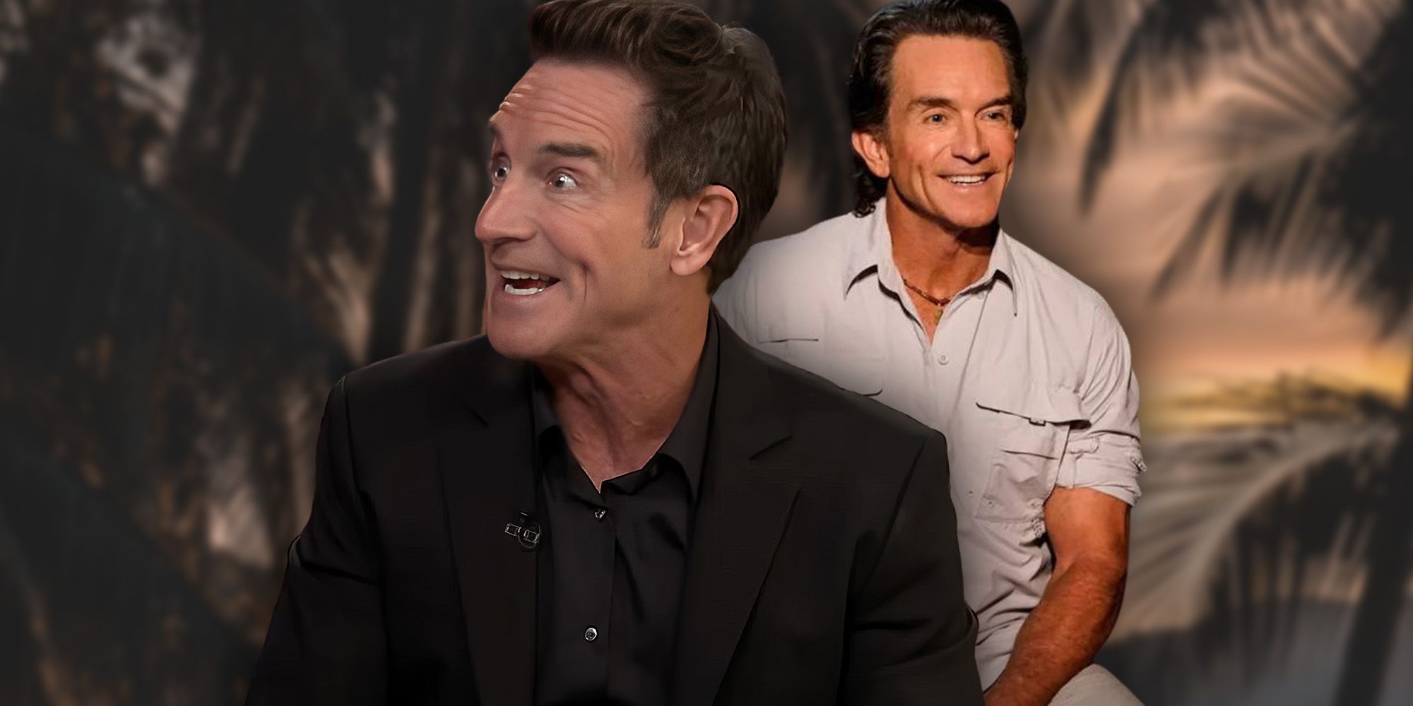 survivor jess probst montage with two images of him with different expressions