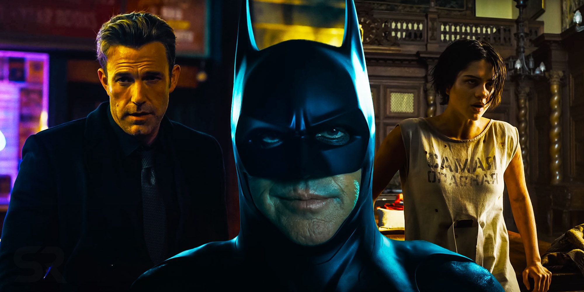 The flash movie michael keaton ben affleck batman supergirl