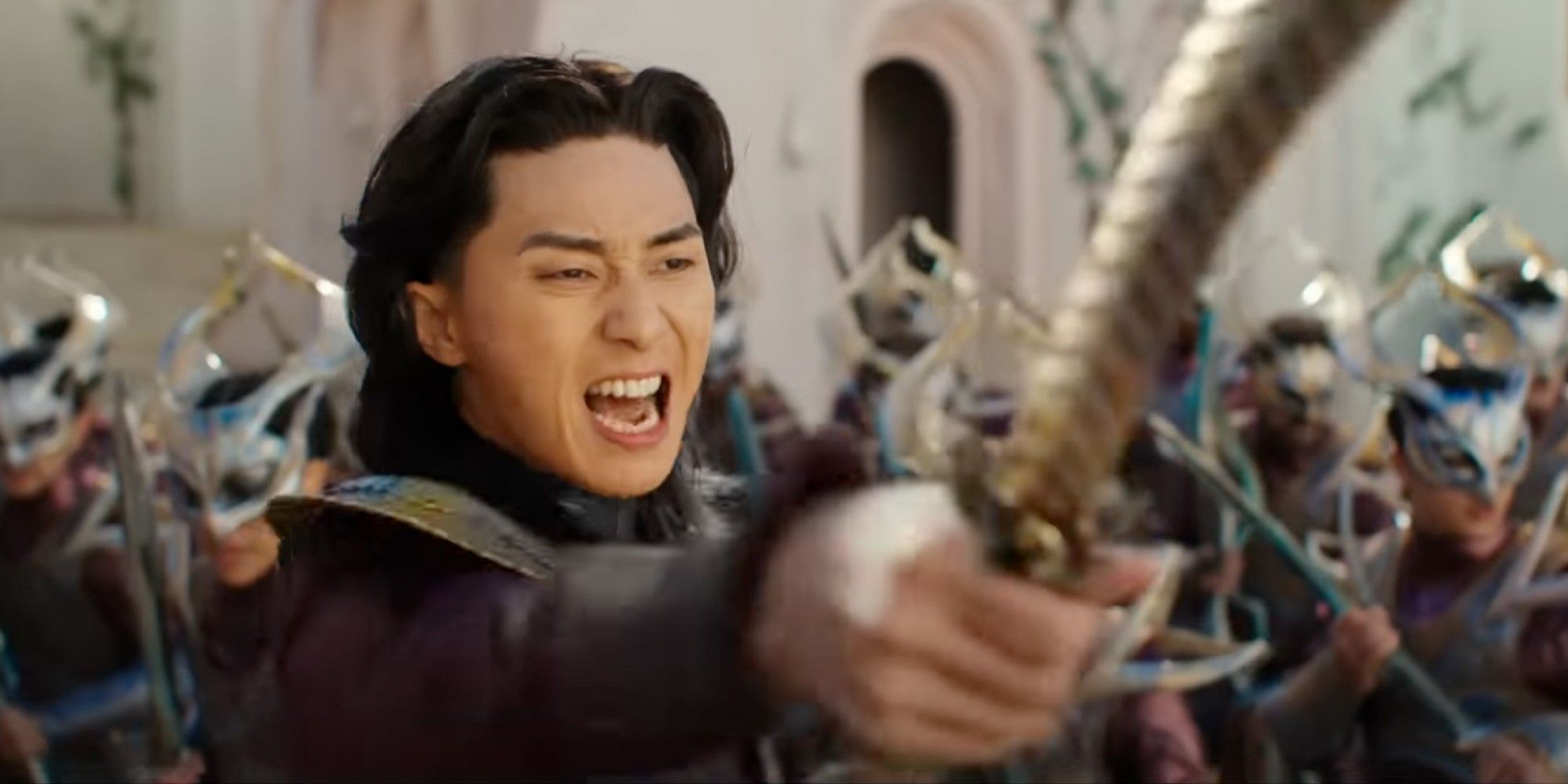 Park Seo-joon's Prince Yan yells a battle cry in The Marvels