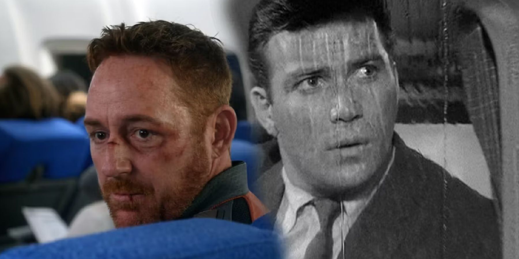 Scott Grimes in The Orville and William Shatner in The Twilight Zone