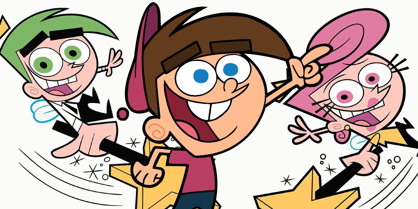 Timmy Turner with Cosmo and Wanda from The Fairly OddParents