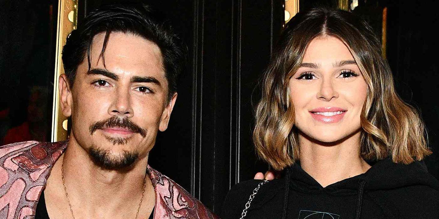 Vanderpump Rules' Tom Sandoval & Raquel Leviss smiling