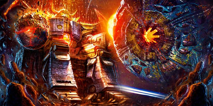 Unicron in Transformers: Rise of the Beasts.